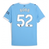 Manchester City Oscar Bobb #52 Replika Hjemmedrakt 2025-26 Kortermet