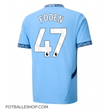 Manchester City Phil Foden #47 Replika Hjemmedrakt 2024-25 Kortermet