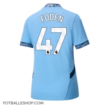 Manchester City Phil Foden #47 Replika Hjemmedrakt Dame 2024-25 Kortermet