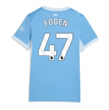 Manchester City Phil Foden #47 Replika Hjemmedrakt Dame 2026-27 Kortermet