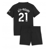 Manchester City Rayan Ait-Nouri #21 Replika Bortedrakt Barn 2025-26 Kortermet (+ bukser)