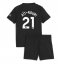 Manchester City Rayan Ait-Nouri #21 Replika Bortedrakt Barn 2025-26 Kortermet (+ bukser)