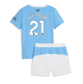 Manchester City Rayan Ait-Nouri #21 Replika Hjemmedrakt Barn 2025-26 Kortermet (+ bukser)