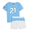 Manchester City Rayan Ait-Nouri #21 Replika Hjemmedrakt Barn 2025-26 Kortermet (+ bukser)