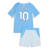 Manchester City Rayan Cherki #10 Replika Hjemmedrakt Barn 2026-27 Kortermet (+ bukser)