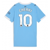 Manchester City Rayan Cherki #10 Replika Hjemmedrakt Dame 2025-26 Kortermet