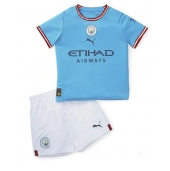 Manchester City Replika Hjemmedrakt Barn 2022-23 Kortermet (+ bukser)