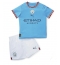 Manchester City Replika Hjemmedrakt Barn 2022-23 Kortermet (+ bukser)