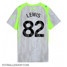 Manchester City Rico Lewis #82 Replika Tredjedrakt Dame 2025-26 Kortermet