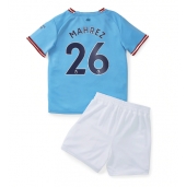 Manchester City Riyad Mahrez #26 Replika Hjemmedrakt Barn 2022-23 Kortermet (+ bukser)