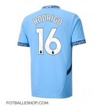 Manchester City Rodri Hernandez #16 Replika Hjemmedrakt 2024-25 Kortermet