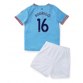Manchester City Rodri Hernandez #16 Replika Hjemmedrakt Barn 2022-23 Kortermet (+ bukser)
