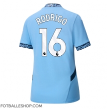 Manchester City Rodri Hernandez #16 Replika Hjemmedrakt Dame 2024-25 Kortermet