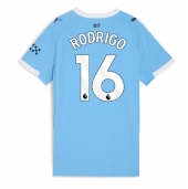 Manchester City Rodri Hernandez #16 Replika Hjemmedrakt Dame 2025-26 Kortermet