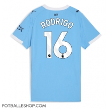 Manchester City Rodri Hernandez #16 Replika Hjemmedrakt Dame 2025-26 Kortermet