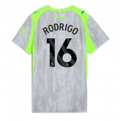 Manchester City Rodri Hernandez #16 Replika Tredjedrakt Dame 2025-26 Kortermet