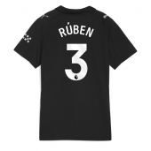 Manchester City Ruben Dias #3 Replika Bortedrakt Dame 2025-26 Kortermet