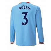 Manchester City Ruben Dias #3 Replika Hjemmedrakt 2022-23 Langermet