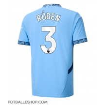 Manchester City Ruben Dias #3 Replika Hjemmedrakt 2024-25 Kortermet