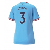 Manchester City Ruben Dias #3 Replika Hjemmedrakt Dame 2022-23 Kortermet
