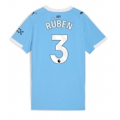 Manchester City Ruben Dias #3 Replika Hjemmedrakt Dame 2025-26 Kortermet