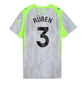 Manchester City Ruben Dias #3 Replika Tredjedrakt Dame 2025-26 Kortermet