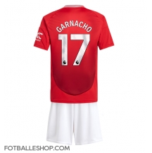Manchester United Alejandro Garnacho #17 Replika Hjemmedrakt Barn 2024-25 Kortermet (+ bukser)