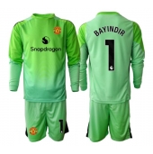 Manchester United Altay Bayindir #1 Keeper Replika Tredjedrakt Barn 2025-26 Langermet (+ bukser)