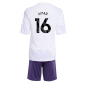 Manchester United Amad Diallo #16 Replika Bortedrakt Barn 2025-26 Kortermet (+ bukser)