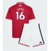 Manchester United Amad Diallo #16 Replika Hjemmedrakt Barn 2026-27 Kortermet (+ bukser)
