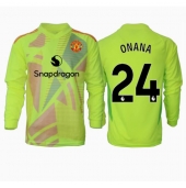Manchester United Andre Onana #24 Keeper Replika Bortedrakt 2024-25 Langermet