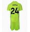 Manchester United Andre Onana #24 Keeper Replika Bortedrakt Barn 2024-25 Kortermet (+ bukser)