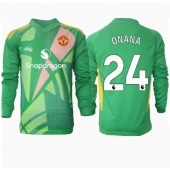 Manchester United Andre Onana #24 Keeper Replika Tredjedrakt 2024-25 Langermet