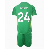 Manchester United Andre Onana #24 Keeper Replika Tredjedrakt Barn 2024-25 Kortermet (+ bukser)