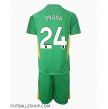 Manchester United Andre Onana #24 Keeper Replika Tredjedrakt Barn 2024-25 Kortermet (+ bukser)
