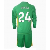 Manchester United Andre Onana #24 Keeper Replika Tredjedrakt Barn 2024-25 Langermet (+ bukser)