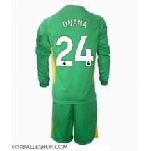 Manchester United Andre Onana #24 Keeper Replika Tredjedrakt Barn 2024-25 Langermet (+ bukser)