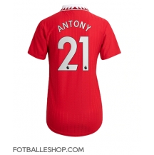 Manchester United Antony #21 Replika Hjemmedrakt Dame 2022-23 Kortermet