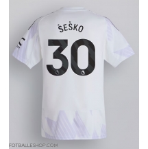 Manchester United Benjamin Sesko #30 Replika Bortedrakt 2025-26 Kortermet