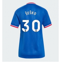 Manchester United Benjamin Sesko #30 Replika Bortedrakt Dame 2026-27 Kortermet
