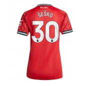 Manchester United Benjamin Sesko #30 Replika Hjemmedrakt Dame 2025-26 Kortermet