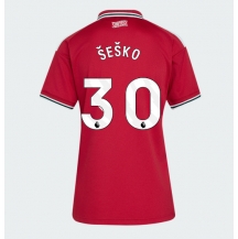 Manchester United Benjamin Sesko #30 Replika Hjemmedrakt Dame 2026-27 Kortermet