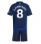 Manchester United Bruno Fernandes #8 Replika Bortedrakt Barn 2024-25 Kortermet (+ bukser)