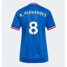 Manchester United Bruno Fernandes #8 Replika Bortedrakt Dame 2026-27 Kortermet