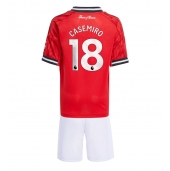 Manchester United Casemiro #18 Replika Hjemmedrakt Barn 2025-26 Kortermet (+ bukser)