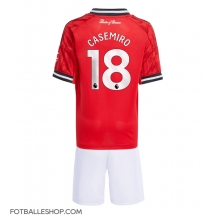 Manchester United Casemiro #18 Replika Hjemmedrakt Barn 2025-26 Kortermet (+ bukser)