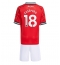 Manchester United Casemiro #18 Replika Hjemmedrakt Barn 2025-26 Kortermet (+ bukser)
