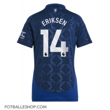 Manchester United Christian Eriksen #14 Replika Bortedrakt Dame 2024-25 Kortermet