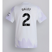 Manchester United Diogo Dalot #2 Replika Bortedrakt 2025-26 Kortermet