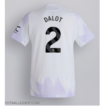 Manchester United Diogo Dalot #2 Replika Bortedrakt 2025-26 Kortermet